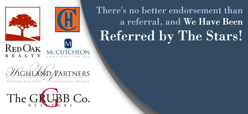 There’s no better endorsement than a referral, and we have been referred by the stars.