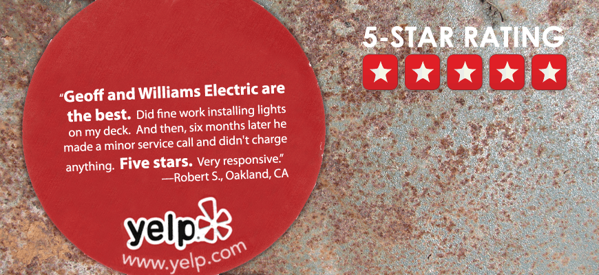 Williams Electric|510-339-5601 6114 La salle ave. 94611|electricain serving Oakland Piedmont Berkeley, electrical work, panel change, remodel, renovation, residential and commercial electrical work